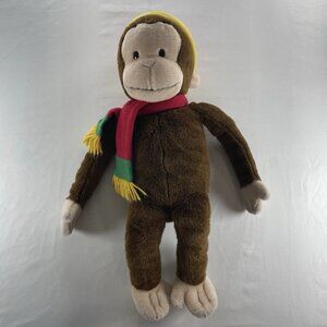 Macy's Limited Edition Curious George 24" Plush Monkey W/ Scarf Hat